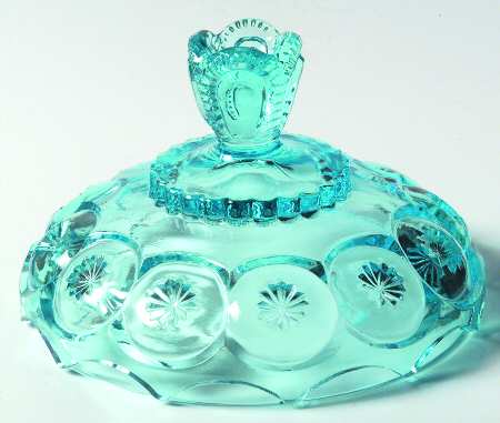 Moon and Star-Light Blue Lid for Round Butter