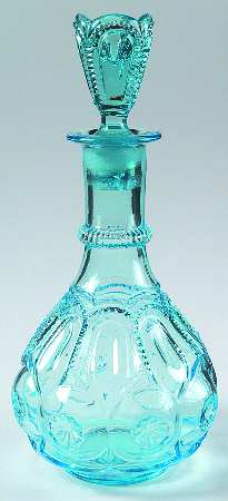 Moon and Star-Light Blue Decanter & Stopper