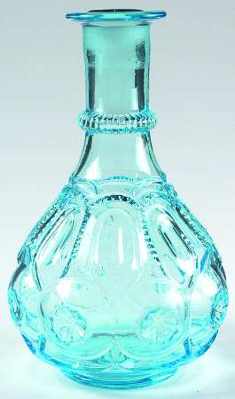Moon and Star-Light Blue Decanter No Stopper