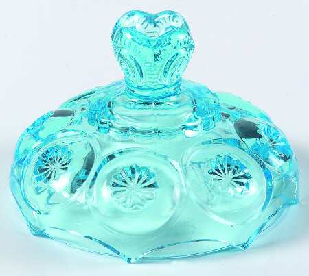 Moon and Star-Light Blue Lid for 8" Compote