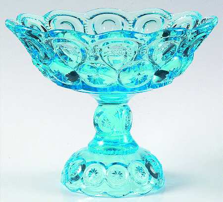 Moon and Star-Light Blue 8" Open Compote