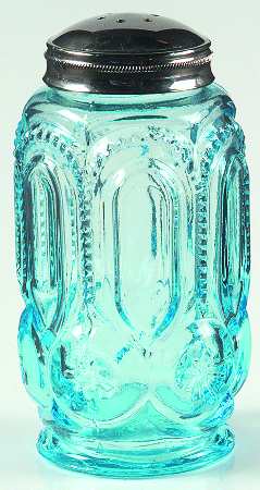 Moon and Star-Light Blue Shaker with Metal Lid