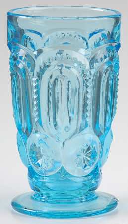 Moon and Star-Light Blue 11 Oz Footed Tumbler