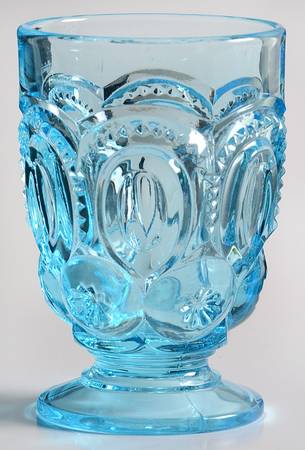 Moon and Star-Light Blue 7 Oz Footed Tumbler