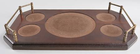 WWC4 Wood Tray for (7 Piece) Decanter Set