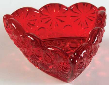 Daisy and Button Ruby Table Salt Dip