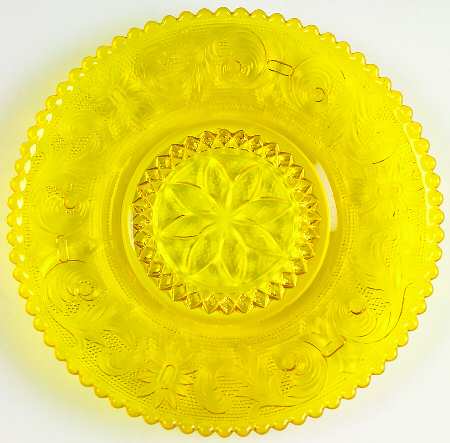 Princess Feather Yellow Bread & Butter Plate