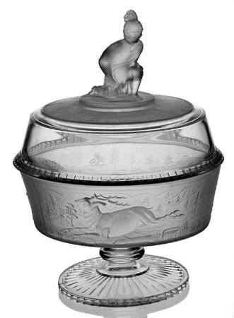 Westward Ho 9" Width Low Covered Compote