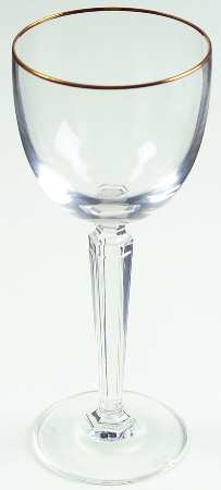 Metropolitan Gold Wine Glass