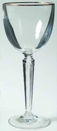 Metropolitan Gold Water Goblet