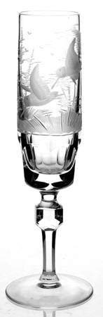 Hunt Scene Fluted Champagne