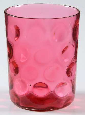 Thumbprint Cranberry 8 Oz Flat Tumbler
