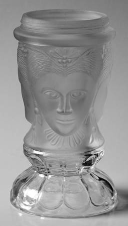 Three Faces Sugar Shaker W/No Metal Lid