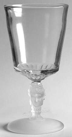 Three Faces Wine Glass