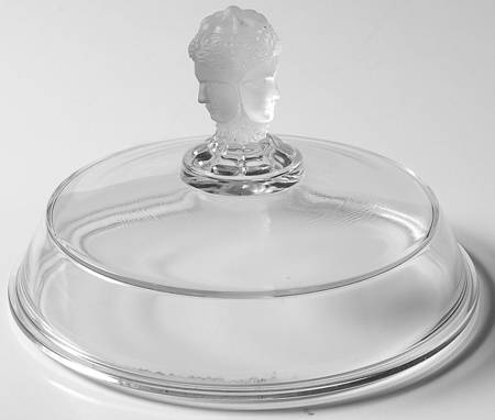 Three Faces Lid for 6" Compote
