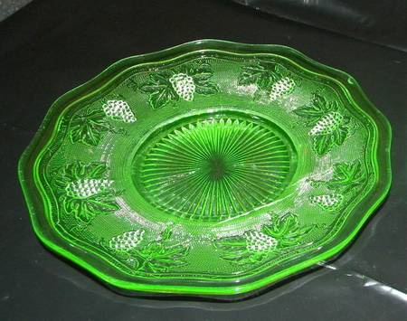 Woolworth Green Luncheon Plate