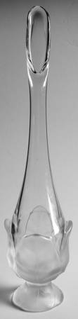 Cabbage Leaf 13" Swung Bud Vase