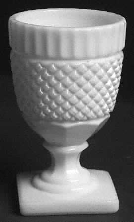 Waterford Milk Glass Candy Jar No Lid