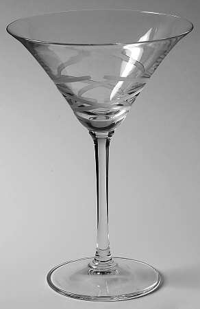 Blanc Sur Blanc Martini Glass