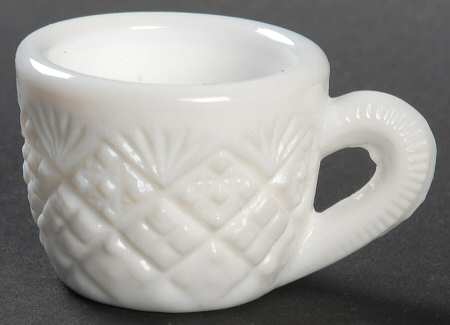 Thumbelina Milk Glass Child's Punch Cup