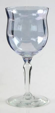 Blue Lustre (Stem #40) Wine Glass