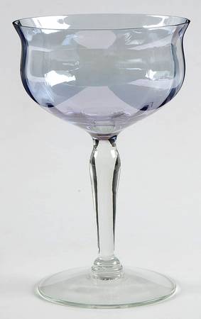 Blue Lustre (Stem #40) Champagne/Tall Sherbet