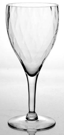 Diamond Optic Wine Glass