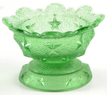 Stippled Star Green Salt Dip