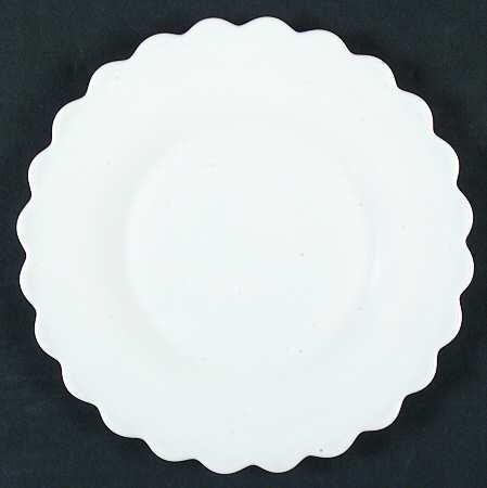 American Hobnail Milk Glass Luncheon Plate