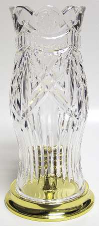 America's Heritage Collection Hurricane Lamp & Brass Base