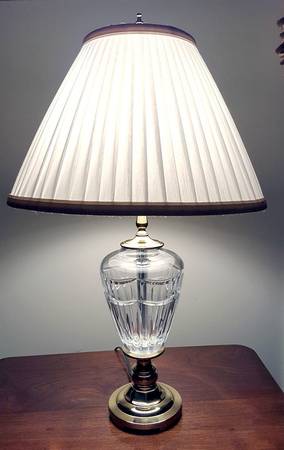 Pompeii Collection Electric Lamp & Shade