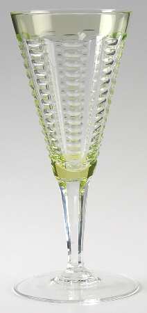 Lulu Green Water Goblet