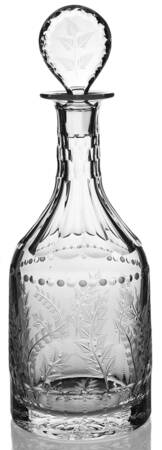 Fern Decanter & Stopper by William Yeoward