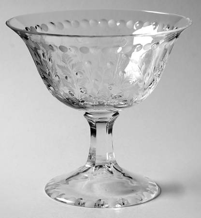 Fern Footed Sundae Glass