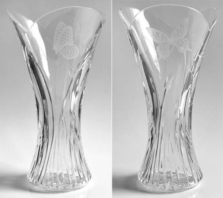 Designers Gallery Collection Butterfly Vase