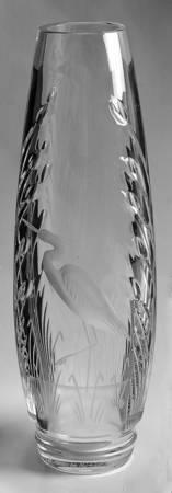 Designers Gallery Collection Egret In Reeds Vase