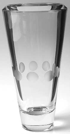 Modern Graphic 12" Straight Vase