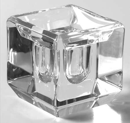Modern Graphic 2" Single Light Candlestick