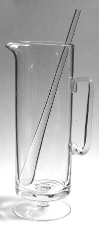 Stiletto 48 Oz Martini Pitcher with Glass Stirrer