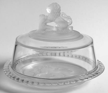 Lion Round Covered Butter