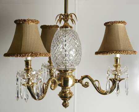 Hospitality Collection 3 Arm Chandelier with Shades