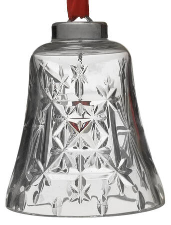Snow Crystals Bell Ornament