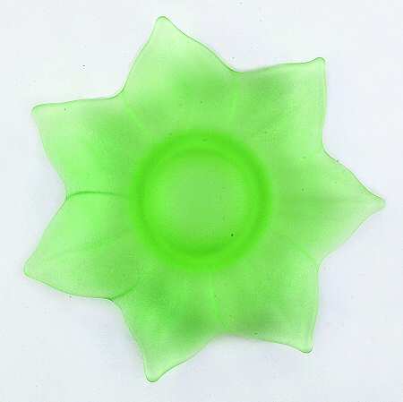 Lotus Green (Apple Green Frosted) Mayonnaise Underplate Only