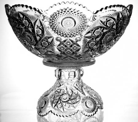 Buzz Star Clear Punch Bowl with Stand