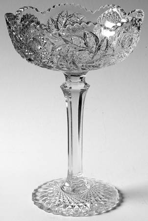 Buzz Star Clear Round Compote (Height X Width)