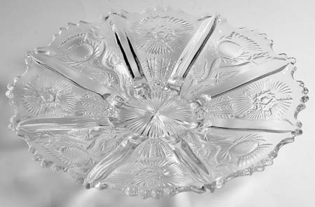 Paneled Thistle Dinner Plate