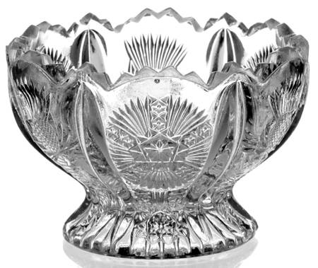 Paneled Thistle Nut Dish