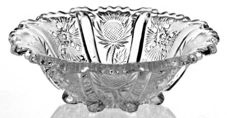 Paneled Thistle 5" Round Bowl