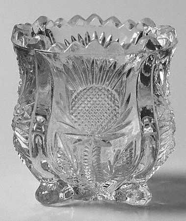 Paneled Thistle Toothpick Holder