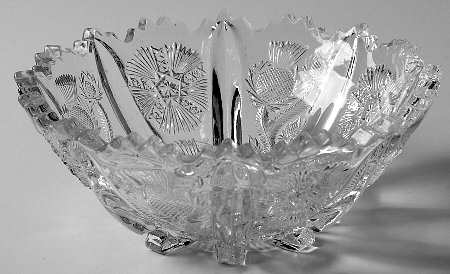 Paneled Thistle 6" Nappy